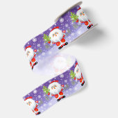 Santa Claus Satinband (Rückseite)