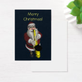 Santa Claus Saxophon spielen (Schreibtisch)