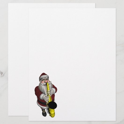 Santa Claus Saxophone Player (Vorne/Hinten)