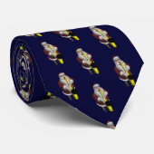 Santa Claus Saxophone Player Krawatte (Gerollt)