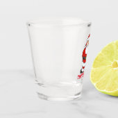 Santa Claus Schnapsglas (Links)
