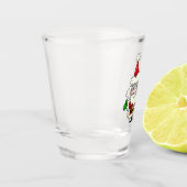Santa Claus Schnapsglas (Links)