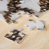 Santa Claus Schnee Kiefern Puzzle (Seite)