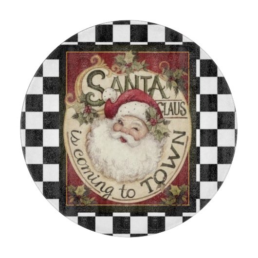 Santa Claus Schneidebrett (Vorderseite)