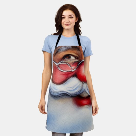 Santa Claus Schürze (Getragen)