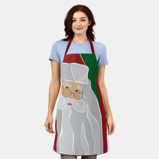 Santa Claus Schürze (Getragen)