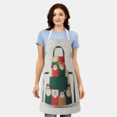 Santa Claus Schürze (Getragen)