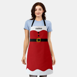 Santa Claus Schürze mit Individuelle Name Weihnach