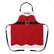 Santa Claus Schürze mit Individuelle Name Weihnach