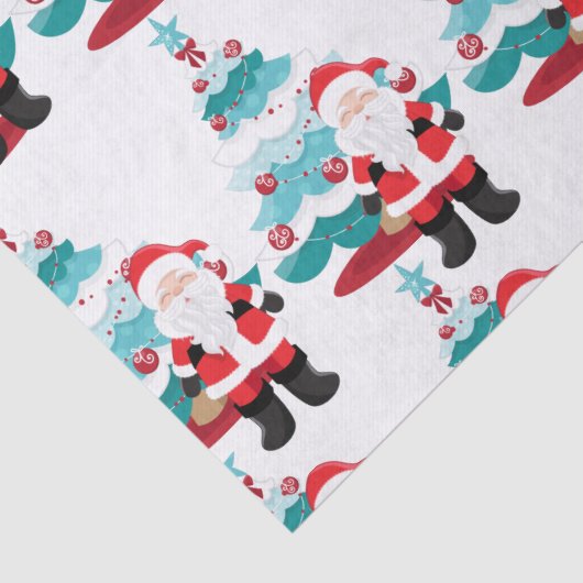 Santa Claus Seidenpapier (Detail)