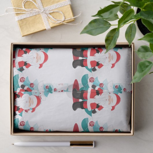 Santa Claus Seidenpapier (Geschenk)