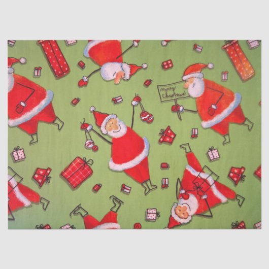 Santa Claus Seidenpapier (Vorderseite)