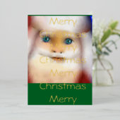 Santa-Claus-Serie Folien Feiertagskarte (Stehend vorne)