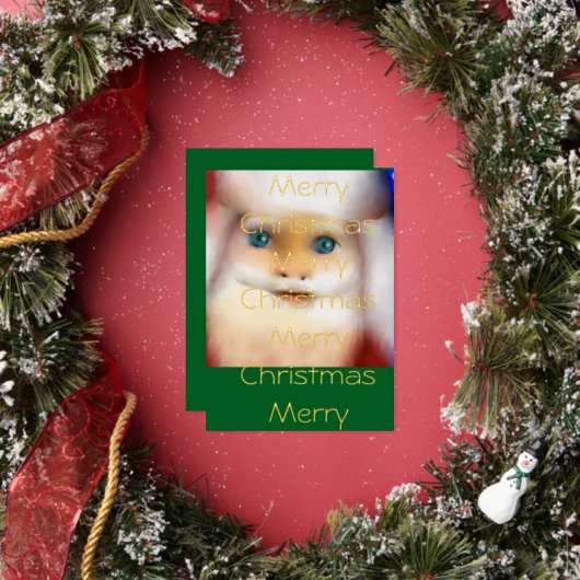 Santa-Claus-Serie Folien Feiertagskarte (Insitu)