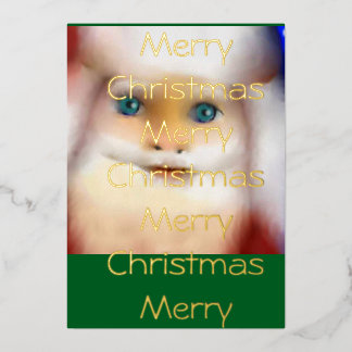 Santa-Claus-Serie Folieneinladung