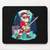Santa Claus Shirts For Guitarists Musicians Gift C Mousepad (Vorne)