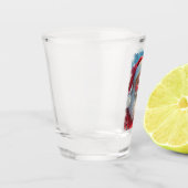Santa Claus Shot Glass Schnapsglas (Links)
