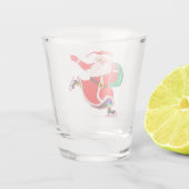 Santa Claus Shot Glass Schnapsglas (Rückseite)