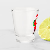 Santa Claus Shot Glass Schnapsglas (Links)