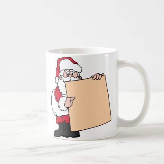Santa Claus Sign Kaffeetasse (Rechts)