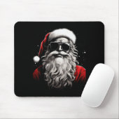 Santa Claus Silhouette Christmas Sungles Caricatur Mousepad (Mit Mouse)