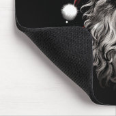 Santa Claus Silhouette Christmas Sungles Caricatur Mousepad (Ecke)