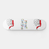 Santa Claus Skateboard (Horizontal)