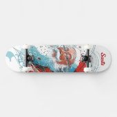 Santa Claus Skateboard (Horizontal)