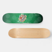 Santa Claus Skateboarding Skateboard (Horizontal)
