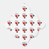 Santa Claus Skaten Geschenkschachtel (Ungefaltet)