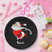 Santa Claus Skaten Pappteller (Party)