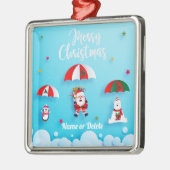Santa Claus SkyDiving Christmas Ornament Sky Diver (Links)