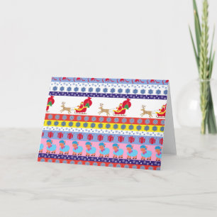 Santa Claus sleigh Einladung