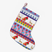 Santa Claus sleigh Kleiner Weihnachtsstrumpf (Vorderansicht (hängend))