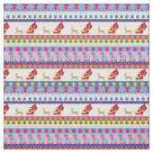 Santa Claus sleigh Stoff (Muster)