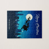 Santa Claus Sleigh Weihnachten Puzzle (Horizontal)