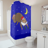 Santa claus sloxmas duschvorhang (Beispiel)