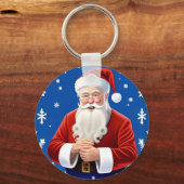Santa Claus Smiling Schlüsselanhänger (Vorderseite)