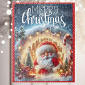 Santa Claus Snow Frohe Weihnachtskid's Puzzle