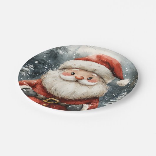 Santa Claus Snowfall Paper Teller (Schrägansicht)