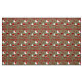 Santa Claus Snowman Candy Cane Christmastide Stoff (Fat Quarter (45,7 x 55,9 cm))