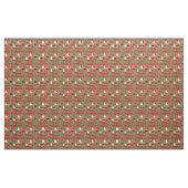 Santa Claus Snowman Candy Cane Christmastide Stoff (Yard (91,4 cm))