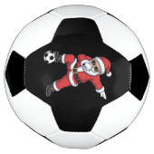 Santa Claus Soccer Dabbing Weihnachtsgeschenk Fußball (Gedreht)