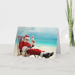 Santa Claus Sommer Karte