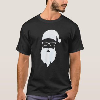 Santa Claus Sonnenbrille Funny Hipster Frauen Männ T-Shirt