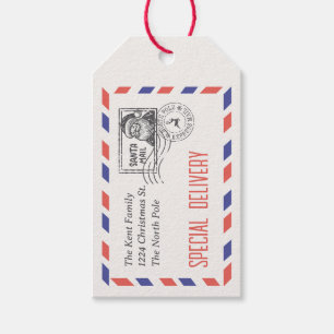 Santa Claus Special Delivery Geschenkanhänger
