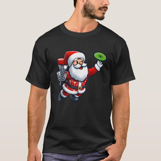 Santa Claus Spielen Disc Golf Kleinkind Boys Chris T-Shirt (Vorderseite)