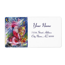 SANTA CLAUS SPIELEN HARP IM MONLIGHT