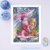 SANTA CLAUS SPIELEN HARP IM MONLIGHT FLYER (Einzeln)