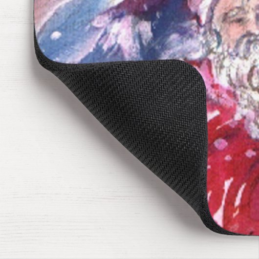SANTA CLAUS SPIELEN HARP IM MONLIGHT MOUSEPAD (Ecke)